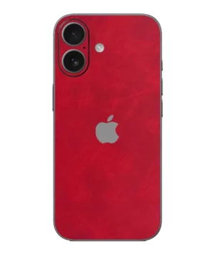 iPhone 17 – Suede Crimson Red Skin