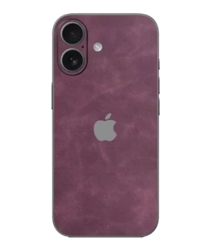 iPhone 16 Plus – Suede Wine Red Skin