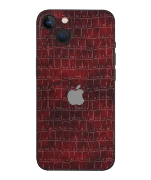 iPhone 13 – Croc Leather Copper Red Skin