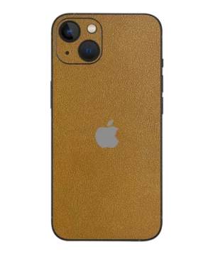 iPhone 13 – Leather Golden Mustard Skin