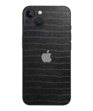 iPhone 13 – Croc Leather Midnight Black Skin