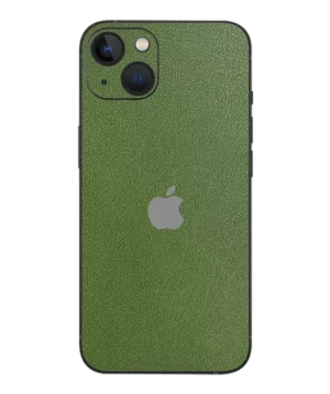 iPhone 13 – Leather Olive Green Skin