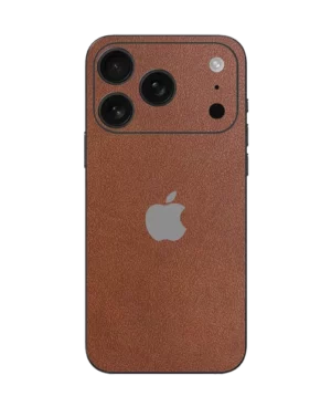 iPhone 17 Pro – Leather Chestnut Brown Skin