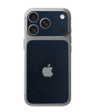 iPhone 17 Pro – Leather Onyx Black Accent Skin