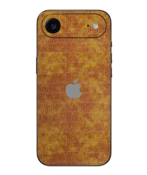 iPhone 17 Air – Croc Leather Amber Tan Skin