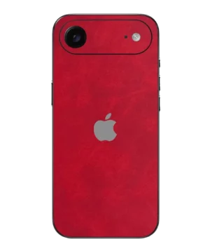 iPhone 17 Air – Suede Crimson Red Skin