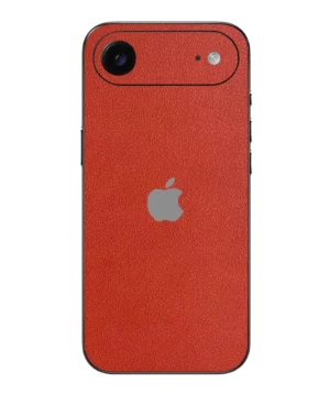 iPhone 17 Air – Leather Flame Orange Skin