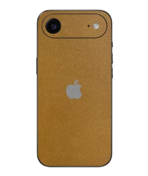 iPhone 17 Air – Leather Golden Mustard Skin