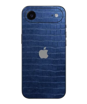 iPhone 17 Air – Croc Leather Sapphire Blue Skin