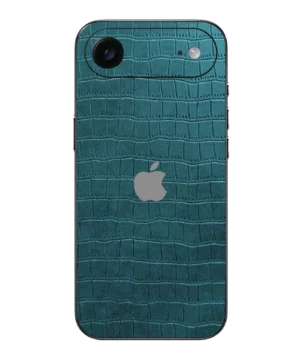 iPhone 17 Air – Croc Leather Teal Green Skin