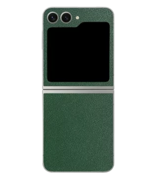 Samsung Flip 5 – Leather Forest Green Skin