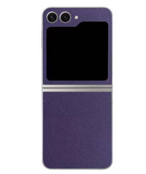 Samsung Flip 5 – Leather Royal Purple Skin