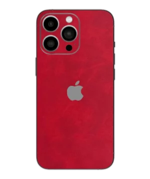 iPhone 13 Pro – Suede Crimson Red Skin