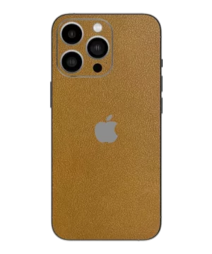 iPhone 13 Pro – Leather Golden Mustard Skin
