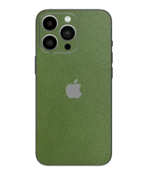 iPhone 13 Pro – Leather Olive Green Skin