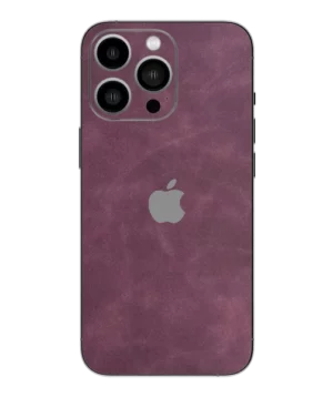 iPhone 13 Pro – Suede Wine Red Skin