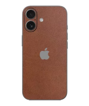iPhone 17 – Leather Chestnut Brown Skin