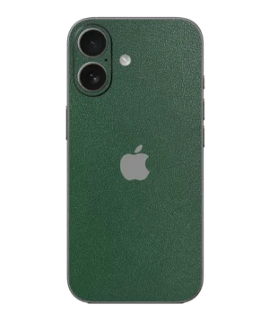 iPhone 17 – Leather Forest Green Skin