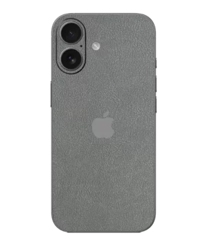 iPhone 17 – Leather Graphite Grey Skin