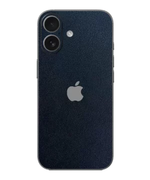 iPhone 17 – Leather Onyx Black Skin