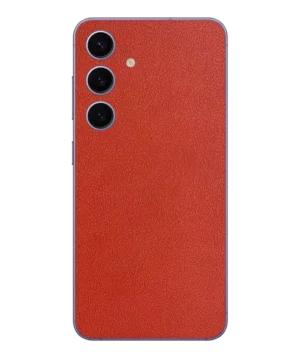 Samsung A21 – Leather Flame Orange Skin