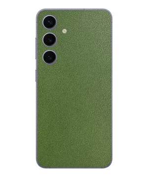 Samsung S22 Plus – Leather Olive Green Skin
