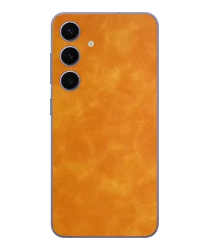 Samsung S24 FE – Suede Sunset Orange Skin