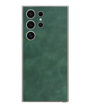 Samsung S24 Ultra – Suede Army Green Skin