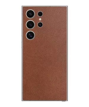 Samsung S24 Ultra – Leather Chestnut Brown Skin