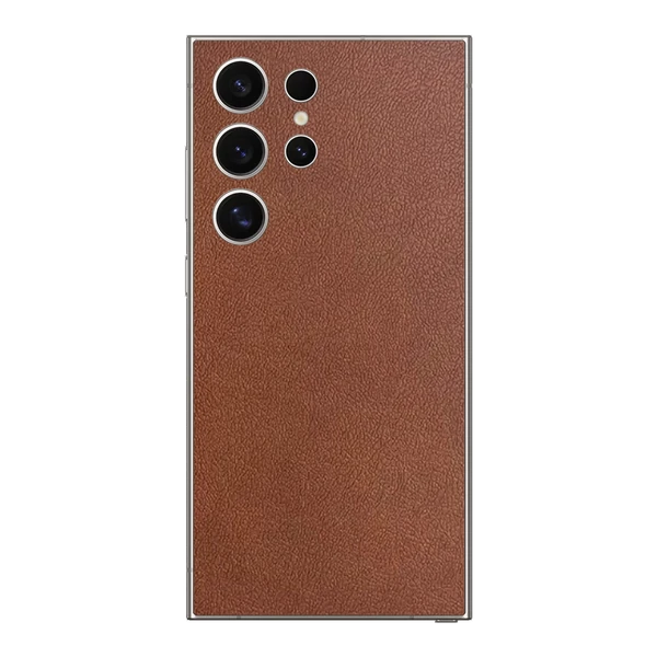 Samsung S22 Ultra – Leather Chestnut Brown Skin