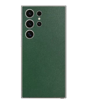 Samsung S24 Ultra – Leather Forest Green Skin