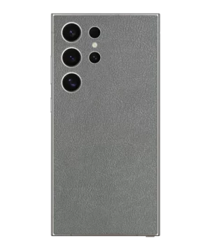 Samsung S24 Ultra – Leather Graphite Grey Skin