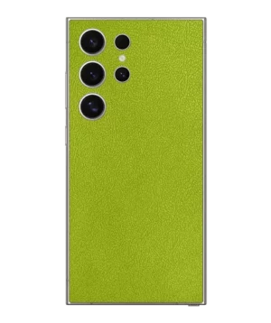 Samsung S24 Ultra – Leather Parrot Green Skin