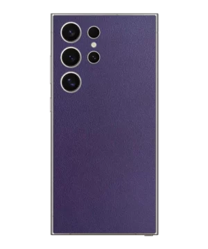 Samsung S24 Ultra – Leather Royal Purple Skin