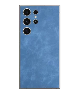 Samsung S24 Ultra – Suede Sky Blue Skin