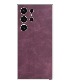Samsung S22 Ultra – Suede Wine Red Skin
