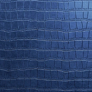Samsung S26 Ultra – Croc Leather Sapphire Blue Skin - Afbeelding 3