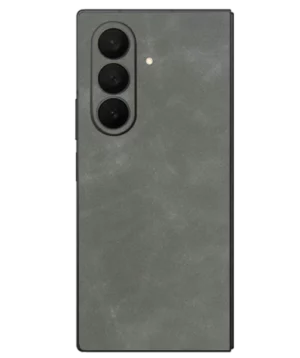 Samsung Fold 5 – Suede Carbon Grey Skin