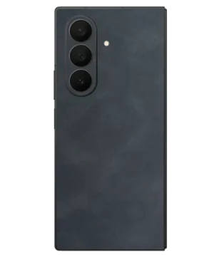 Samsung Fold 5 – Suede Obsidian Black Skin