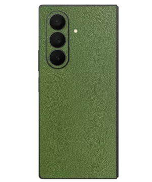 Samsung Fold 7 – Leather Olive Green Skin