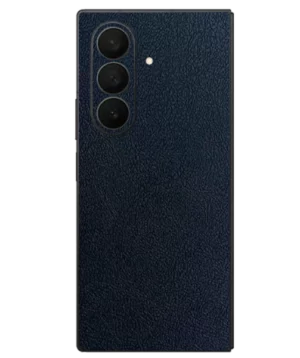 Samsung Fold 7 – Leather Onyx Black Skin