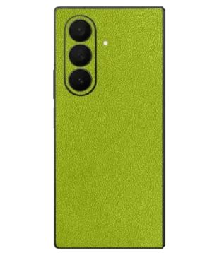 Samsung Fold 7 – Leather Parrot Green Skin