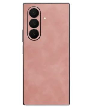 Samsung Fold 5 – Suede Rose Pink Skin