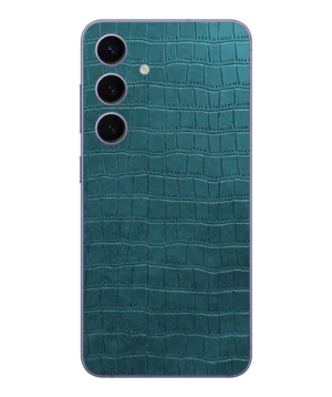 Samsung A12 – Croc Leather Teal Green Skin