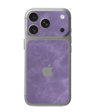 iPhone 17 Pro – Suede Dream Purple Accent Skin