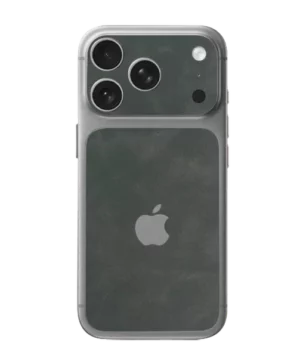 iPhone 17 Pro – Suede Fog Grey Accent Skin