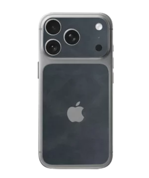 iPhone 17 Pro – Suede Obsidian Black Accent Skin