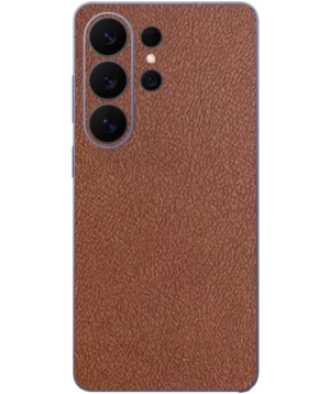 Samsung S26 Ultra – Leather Chestnut Brown Skin