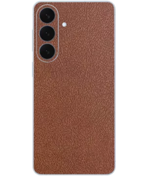 Samsung S26 – Leather Chestnut Brown Skin