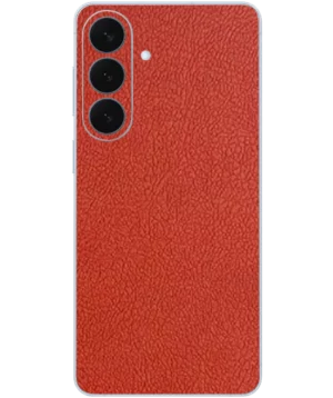 Samsung S26 – Leather Flame Orange Skin